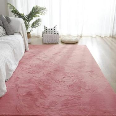 Imagem de Decoração para casa Tapete Sala de estar Tapetes macios e fofos de pelúcia Tapete para quarto infantil Tapete antiderrapante Cinza, Rosa, 40x60cm 15,7x23,6 pol.