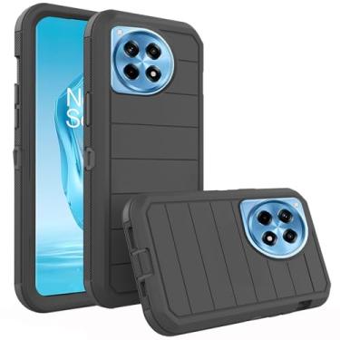 Imagem de Asuwish Capa de telefone para OnePlus 12R 5G/Ace 3 2024, capa de celular híbrida à prova de choque de grau militar, acessórios móveis de proteção rígida resistente de corpo inteiro One+ 12 R R12 Ace3