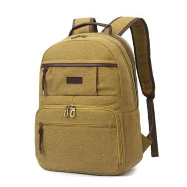 Imagem de Mochila Em Lona Resistente Escolar Costas Média Bolsos Alça - CRUZEIRO