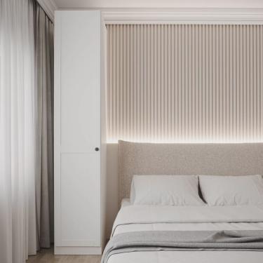 Imagem de Guarda Roupa Modulado 1 Porta Americana Esquerda com 6 Prateleiras Hera Cabecasa Madeiramadeira