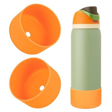 Imagem de BKBY 2 peças de bota de silicone para garrafa de água, compatível com Owala 680 g 947 g 1,134 g, capa protetora antiarranhões e antiamassados sem ruído para garrafas de água FreeSip/Twist/Flip