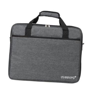 Imagem de Milageto Pedal da caixa de pedal de guitarra Pedalboard Zipper Bolsa Bolsa de transferência Caixa para estúdio, 44x34.5x12.5cm