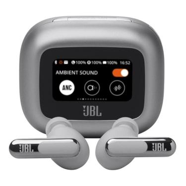 Imagem de Fone de Ouvido Sem Fio Bletooth JBL Live Beam 3 JBLLIVEBEAM3SIL Prata