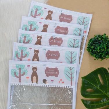 Imagem de Kit 5 Peças Saquinho Organizador Maternidade De Bebe - Miguel baby, An