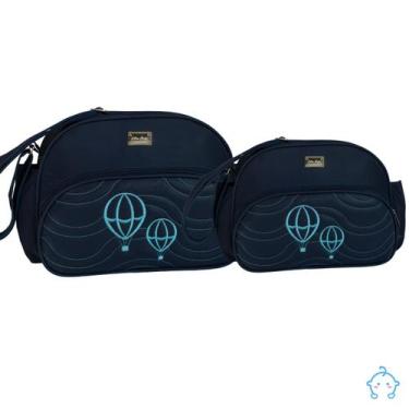 Imagem de Kit de Bolsa Materenidade Balão Saída Bebê Menino Menina - Merver, Mar