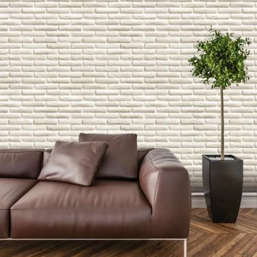 Imagem de Papel de Parede Adesivo Tijolo Lavável Sala Quarto Cozinha 3 metros
