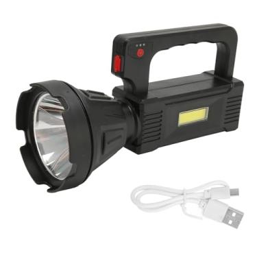 Imagem de Lanterna de emergência portátil LED Light Waterproof Searchlight portátil para acampamento ao ar livre W5108 Alto brilho LED Wick Copo de luz grande construído em bateria USB