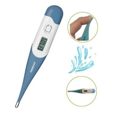 Imagem de Termômetro Flexivel Digital Clinico Adulto Criança Pediatra - Bioland