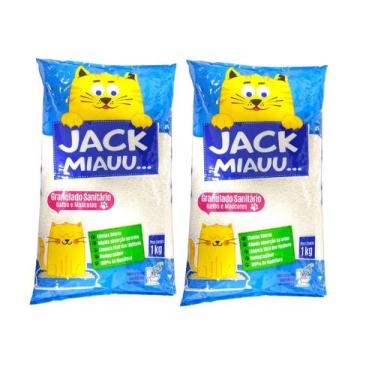 Imagem de 2 kg Areia Sanitária Granulado de Mandioca para Caixa higiênica de Gat