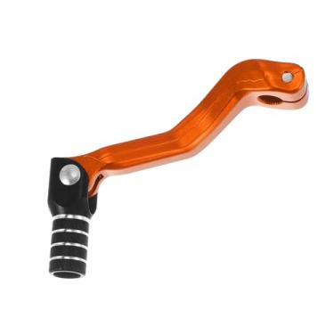 Imagem de A ABSOPRO Alavanca de câmbio dobrável de motocicleta para Kayo T2 Pedal Shift Arm Orange Black Silver Tone