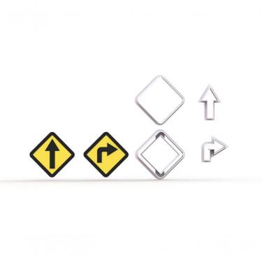 Imagem de Cortador Carros Placas Mod 2 Tamanho 3Cm