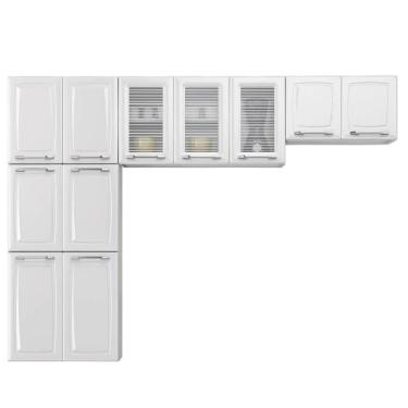 Imagem de Cozinha Diamante Com 11 Portas Itatiaia Branco