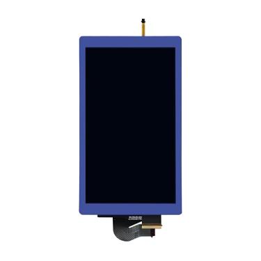 Imagem de Lenboes LCD Screen Display with Front Outer Lens Touch Glass Digitizer Panel Assembly Replacement for Nintendo Switch NS Lite Console (Not for Switch Nor Switch OLED) (Dark Blue)