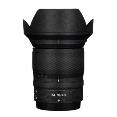Imagem de Camerea Lens Skin Anti-Scratch Adesivo para Nikon Z 24-70 mm F4S Revestimento Película Protetora Vinil Protetor Corporal Decalques Capa 24-70 4 (Favo De Mel Preto)
