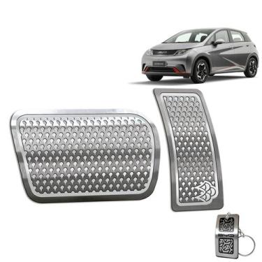 Imagem de BYD Dolphin 2023/2025 Pedaleira Inox - Threeparts, Prata