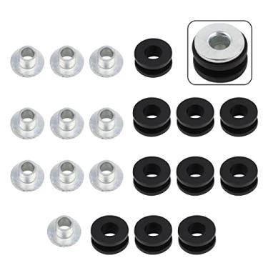 Imagem de FLYPIG Kit De Parafusos Borracha M6 Para Carenagem Lateral Motocicleta Honda Yamaha Suzuki Kawasaki Ninja Zx-6R Zzr600 Zx-7R Cbr 954 929 Gsxr 600 750 1000 Yzf R1 R6