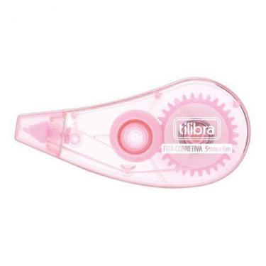 Imagem de Corretivo Em Fita Rosa Claro 5Mm X 6M Tilibra
