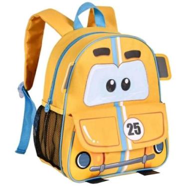 Imagem de Mochila Escolar Carros Amarelo Clio Style