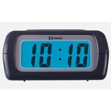 Imagem de Despertador Digital Cinza Herweg 2981