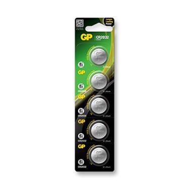 Imagem de Bateria Tipo Moeda GP Lithium 3V 220mAh, Blister com 5 unidades (CR2032-C5)