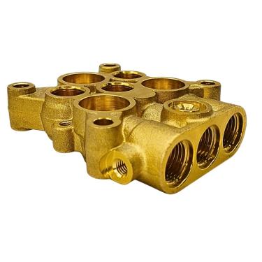 Imagem de Vonder, Cabeçote Tampa Frontal da Bomba Latão para Lavadora Vonder LAV2200i LAV2220i 6898220103