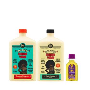 Imagem de Kit Lola Meu Cacho Minha Vida Sh 500ml + Cond 500ml + Pinga! Óleo Pata