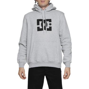 Imagem de Moletom DC Shoes Canguru DC Star 280G WT24 Cinza Mescla
