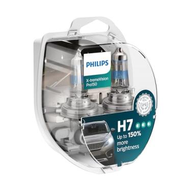 Imagem de Par Lampada Philips X-treme Vision Pro H7 3400K 150% + Luz