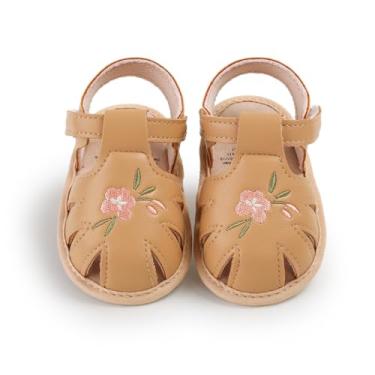 Imagem de Myleleya Sandálias Para Bebês Meninas, Vestido Mary Jane De Verão, Sapatos Baixos, Sandália Praia, Berço Recém-Nascidos, Primeiros Passos, Pré-Andadores