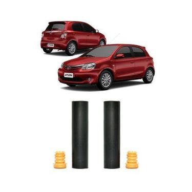 Imagem de 2 Coifa Guarda Pó Traseira Etios 2015 2016 2017 2018 2019 - QualyKits