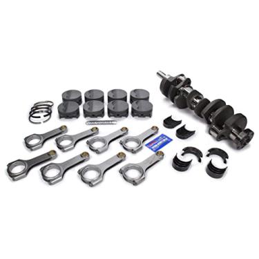 Imagem de Eagle Conjunto rotativo, 331 CID, manivela forjada, pistões forjados, curso de 8,3 cm, furo de 10 cm, hastes de feixe de 13,7 cm H, Ford de bloco pequeno, kit