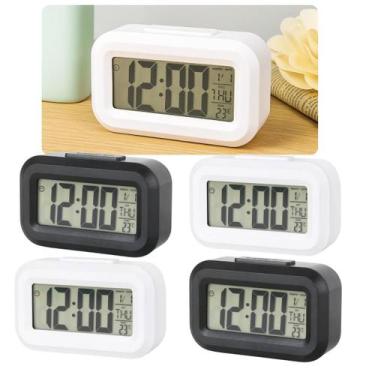 Imagem de Kit com 5 Mini Relógio de Mesa Digital com Led Sortido - TOP RIO
