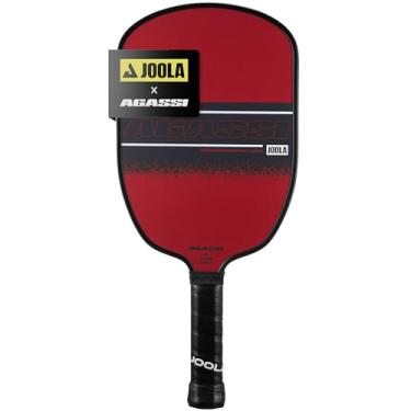 Imagem de JOOLA Raquete de Pickleball Agassi Champion de 12 mm - Raquete de Pickleball Jateada Aumenta a Rotação e Controle - Formato Agassi com Ponto Doce Estendido - Certificado UPA-A - Aprovado pela USAP