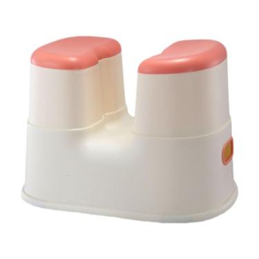Imagem de FashionCha Cadeira de banho, banco antiderrapante, banco de banheiro, prático, portátil, multifuncional, degrau para banheiro, para idosos, Rosa