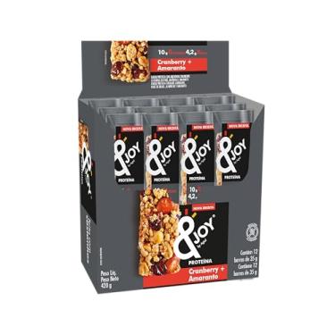 Imagem de Barra de Nuts Enjoy com Proteína - Sabor Cranberry e Amaranto - Display com 12