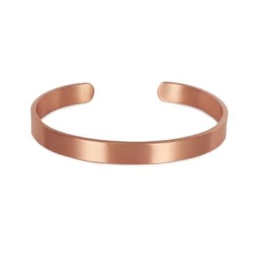 Imagem de Pulseira de Cobre Puro Artesanal – Estilo Rústico, Uso Terapêutico e Presente Significativo Unissex