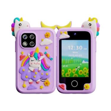 Imagem de Telefone Educacional Infantil Com Câmera Dupla, Reprodutor De Música, 