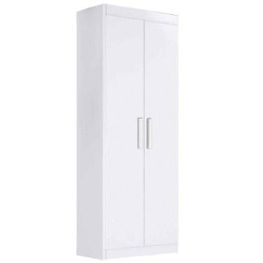 Imagem de Armário Multiutilização 2 Portas 4 Prateleiras Branco - ARAMOVEIS
