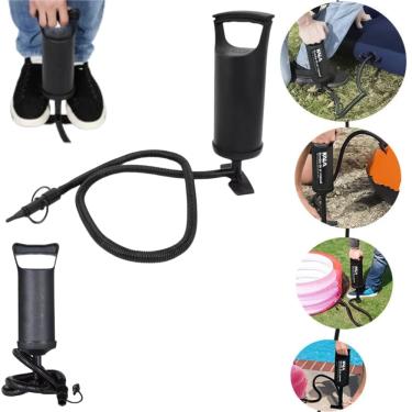 Imagem de Bomba de Ar Manual Portàtil Para Infláveis Pneus Bicicleta Piscina Boia Colchâo