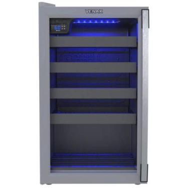 Imagem de Adega Venax Piubella Cave 100L Porta Invertida Cinza 220V 19927 - VENA