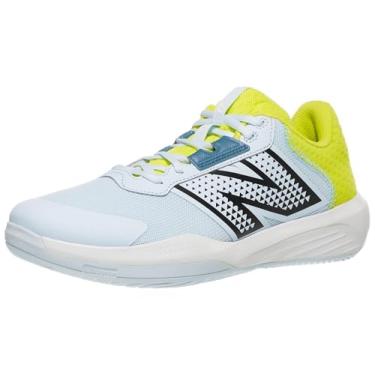 Imagem de New Balance Tênis feminino 696 V6, Pedreira Azul/Firefly, 9