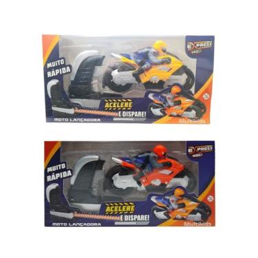 Imagem de Brinquedo Infantil Sortido e Unitário Express Wheels Moto Lançadora Mu