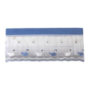 Imagem de NentMent Mini defletor de ar condicionado, capas divididas, tela de malha, decoração de tela, capa contra poeira para unidade de CA interna montada na parede, mini ar condicionado dividido e inversor