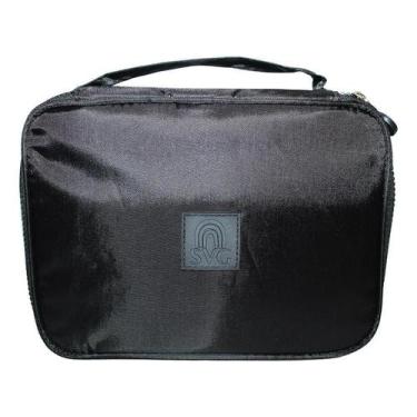 Imagem de Estojo Escolar Jumbo Feminino Quadrado Unissex Svg Grande