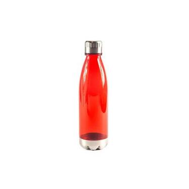 Imagem de Garrafa De Aço Inox E Plástico Hudson 700ml Vermelha