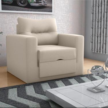 Imagem de Sofá Cama 1 Lugar Cork Suede Bege