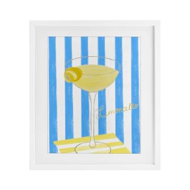 Imagem de Stupell Industries Impressão emoldurada branca Limoncello Citrus Drink sob vidro por EMILY NAVAS, 21 x 17