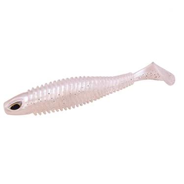 Imagem de ZZTWER Isca macia de pesca Shad Frog Foot Jig Wobblers Isca de silicone artificial 8 cm 11 cm olhos 3D para equipamento de pesca de robalo lúcio