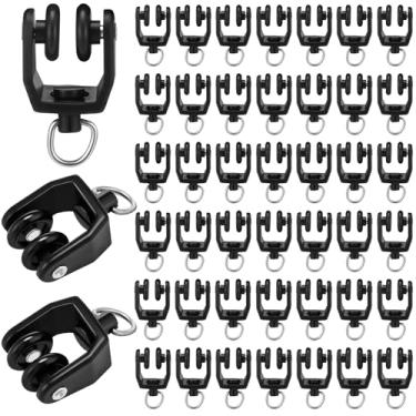 Imagem de Jetec 50 peças de rolos de trilho de cortina de teto a granel ganchos flexíveis dobráveis clipes de trilho de cortina de plástico branco de 11 mm com ganchos para janela de chuveiro (preto)