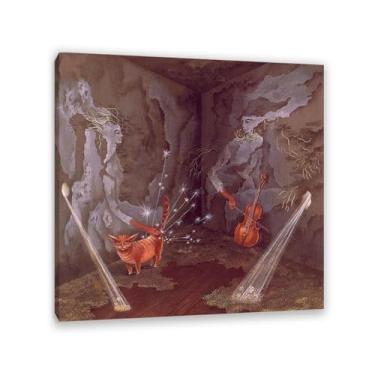 Imagem de Remedios Varo impressões em tela arte de parede energia cósmica pinturas famosas em tela pôsteres de surrealismo imagem para quarto decoração de casa remédios Varo decoração de parede 50 x 50 cm (20 x